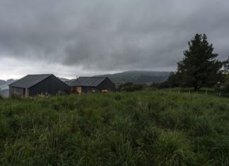 Montovaný dom vo vysokohorskej prírode Kolumbie