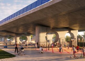 Skatepark, tanec aj oddych na jednom mieste. Pod Mostom Apollo vyrastie nová mestská zóna